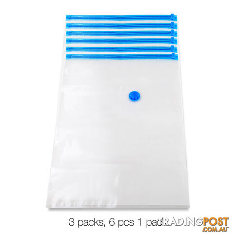 Set of 18 Vacuum Storage Bags 70 x 100cm