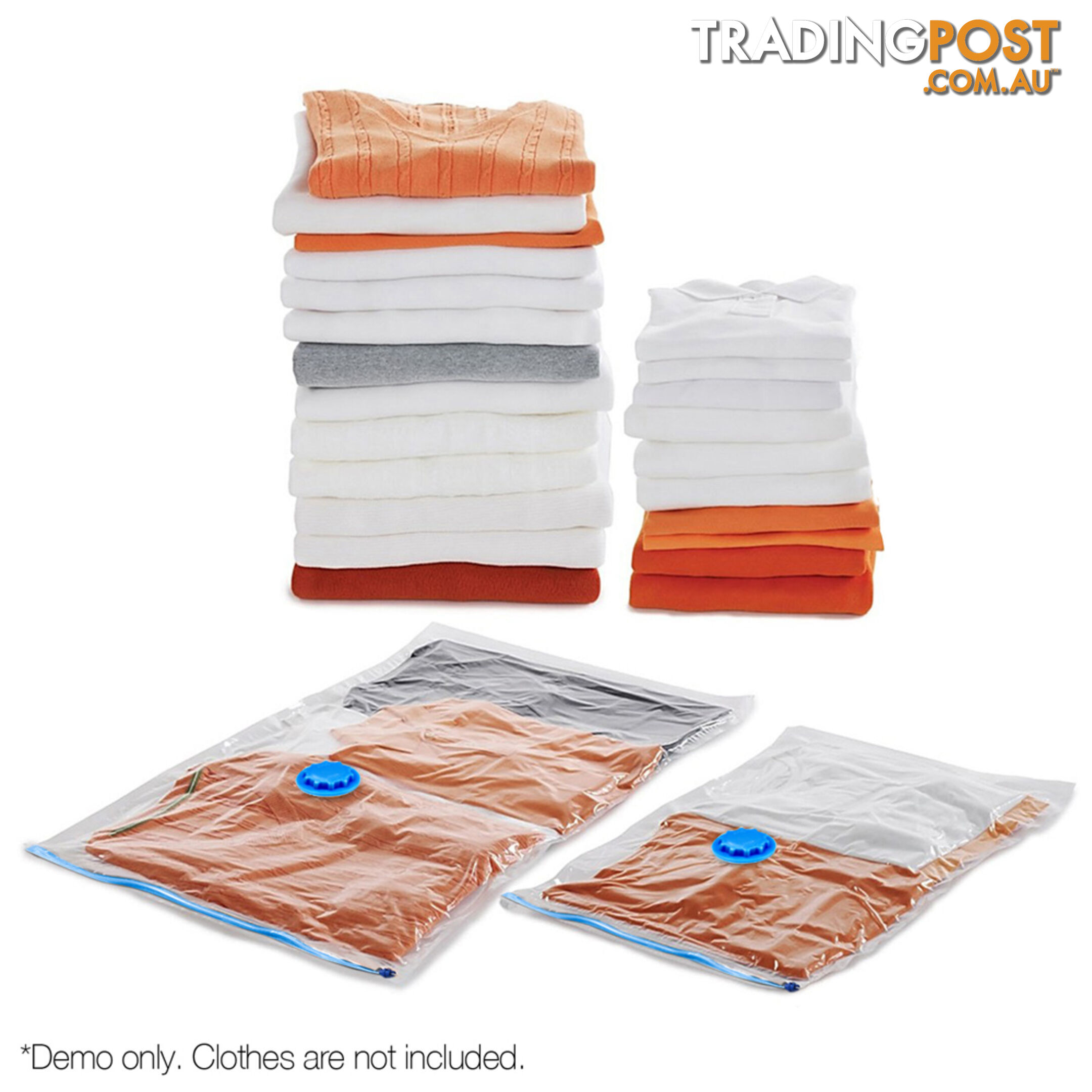 Set of 18 Vacuum Storage Bags 70 x 100cm