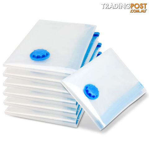 Set of 12 Vacuum Storage Bags 80 x 120cm