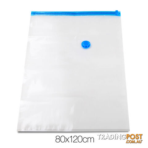 Set of 12 Vacuum Storage Bags 80 x 120cm