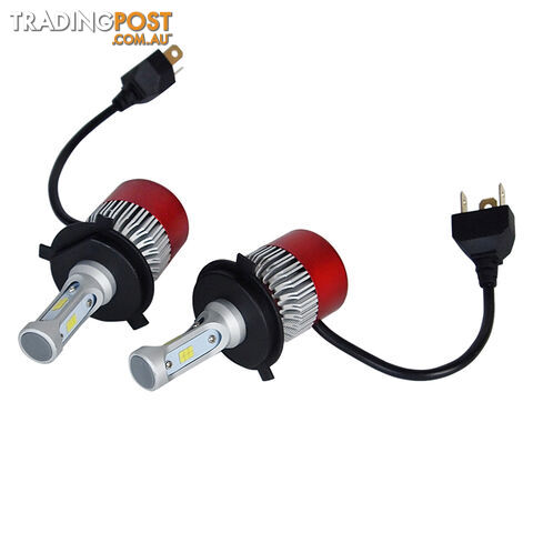 H4 180W 18000LM Philips LED Headlight KIT HIGH LOW Beam Replace Halogen Xenon