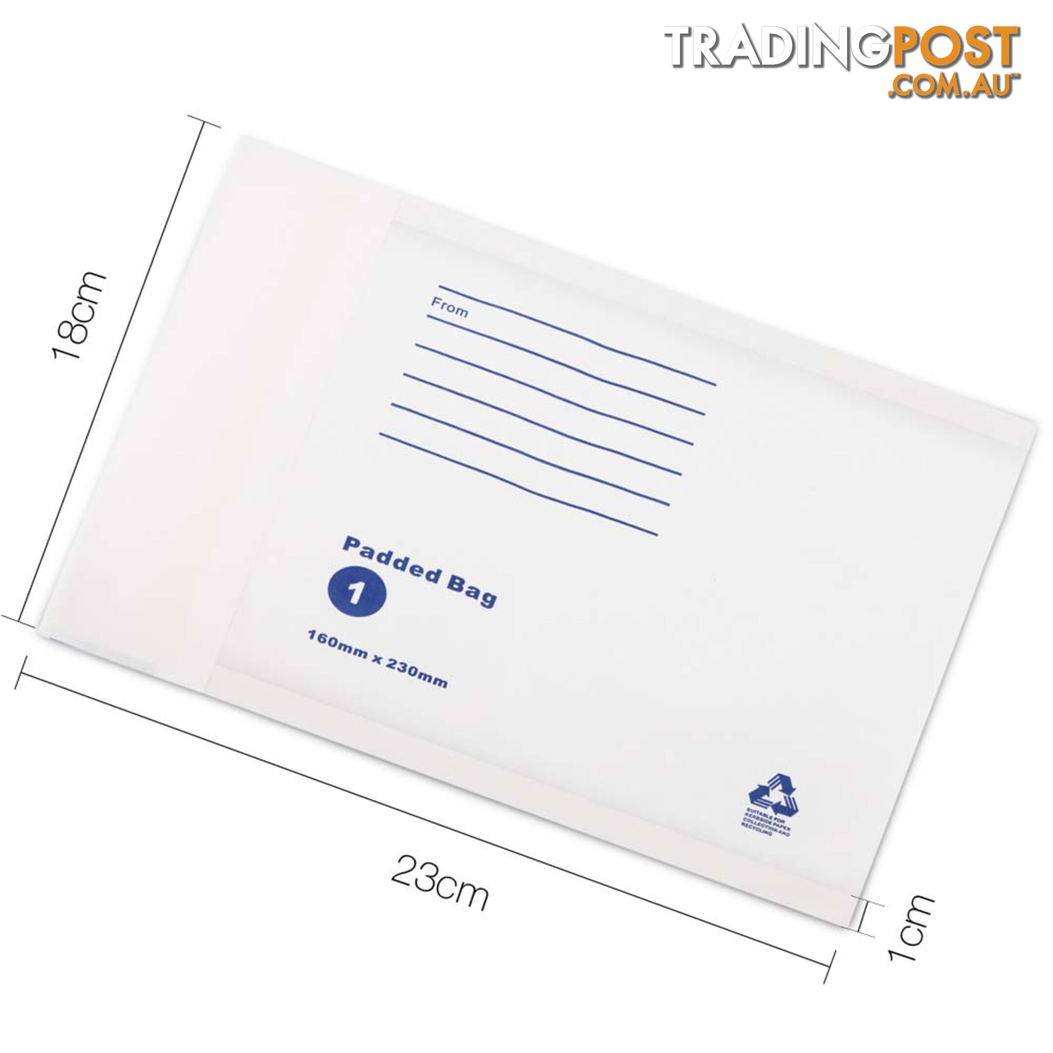 Bubble Padded Mail Envelopes 200pcs 160mm x 230mm