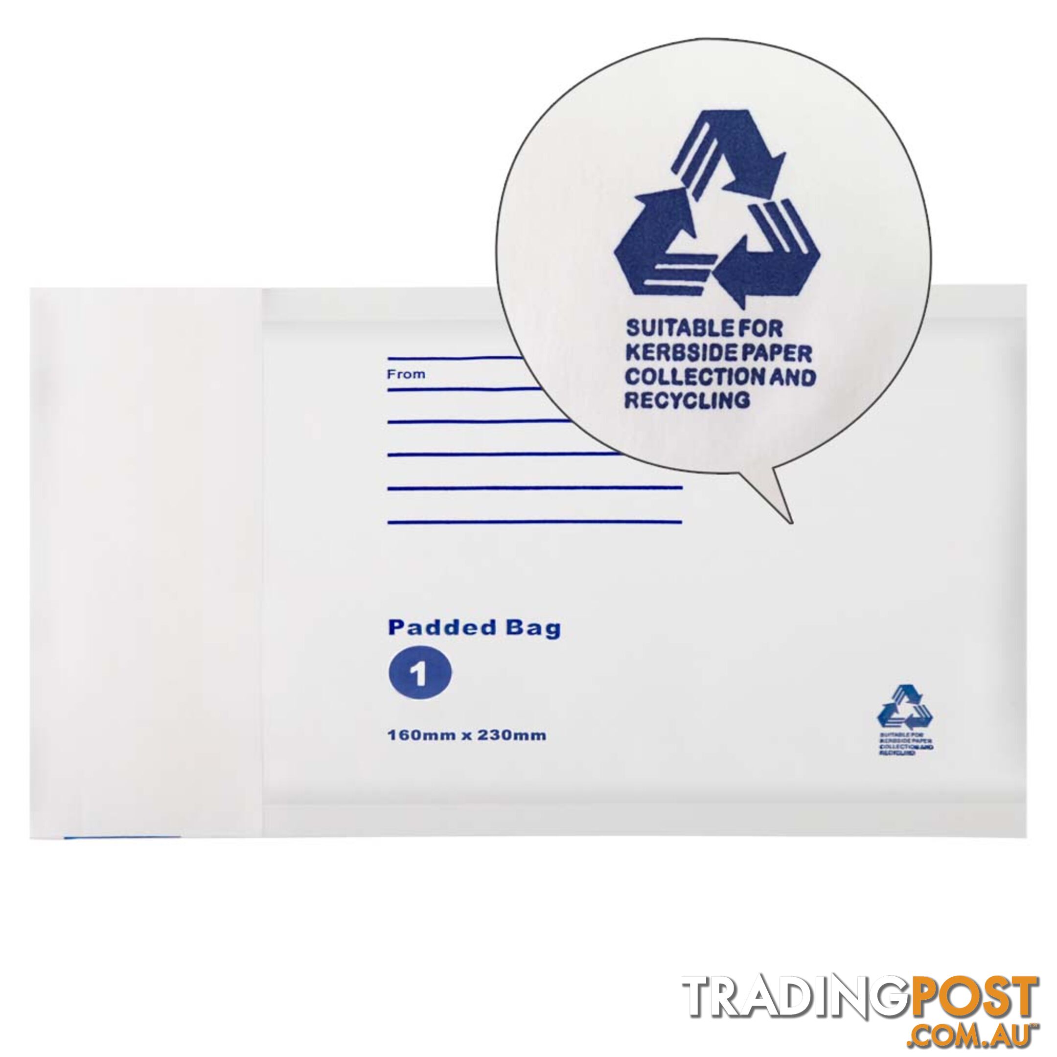 Bubble Padded Mail Envelopes 200pcs 160mm x 230mm