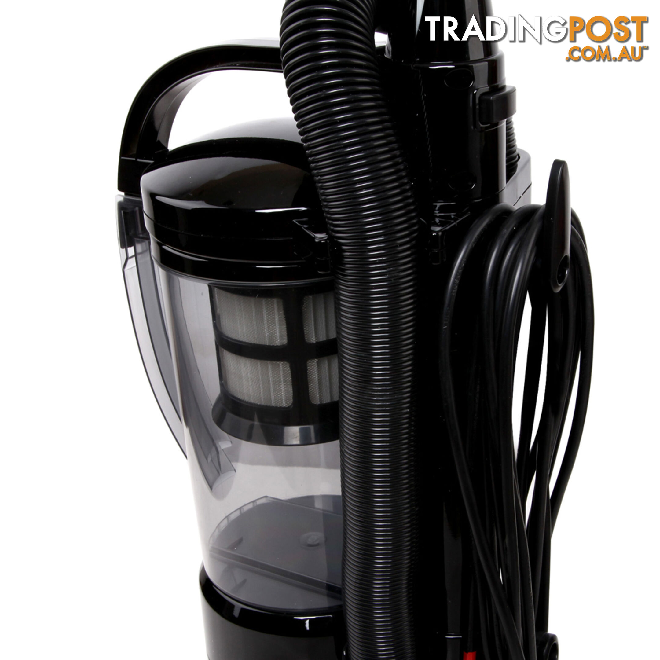 Upright Cyclonic Vacuum Cleaner Bagless HEPA Filter Black