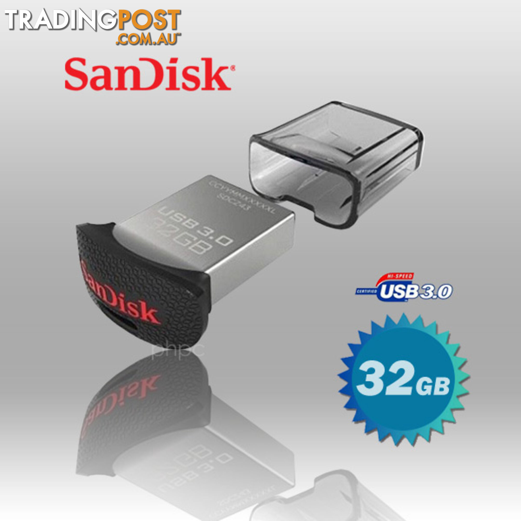 SanDisk CZ43 Ultra Fit USB 3.0  32GB USB Flash Drive