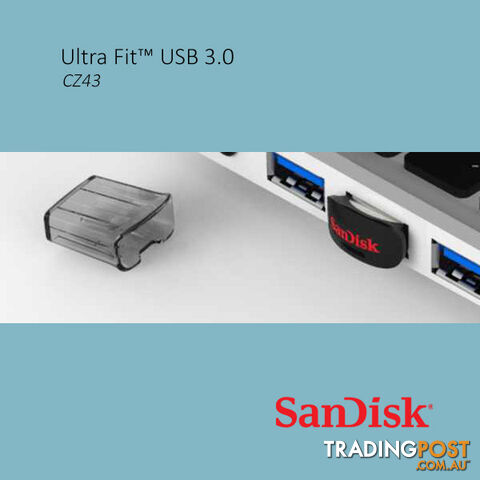 SanDisk CZ43 Ultra Fit USB 3.0  32GB USB Flash Drive