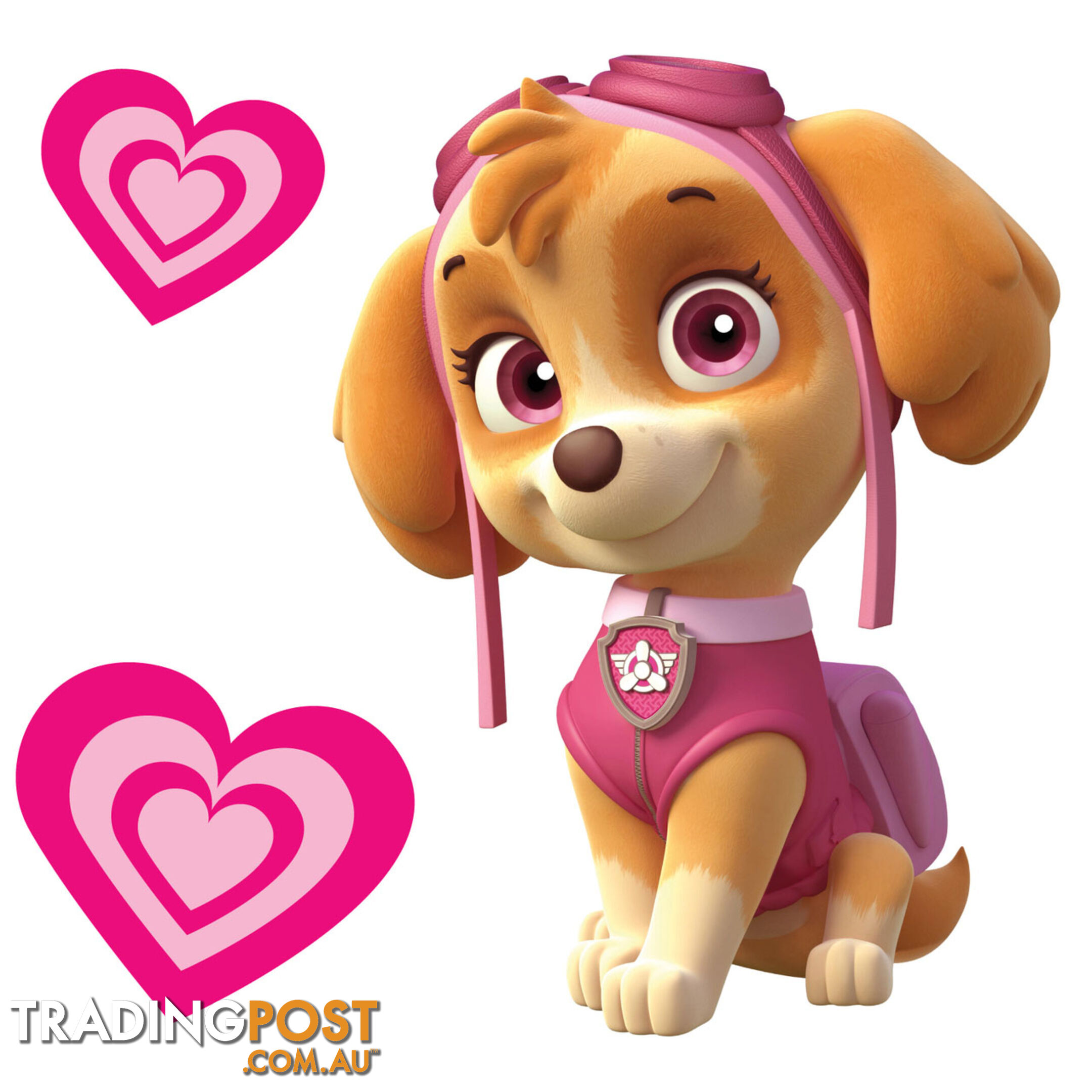 Skye Paw Patrol Wall Stickers - Totally Movable and Reusable