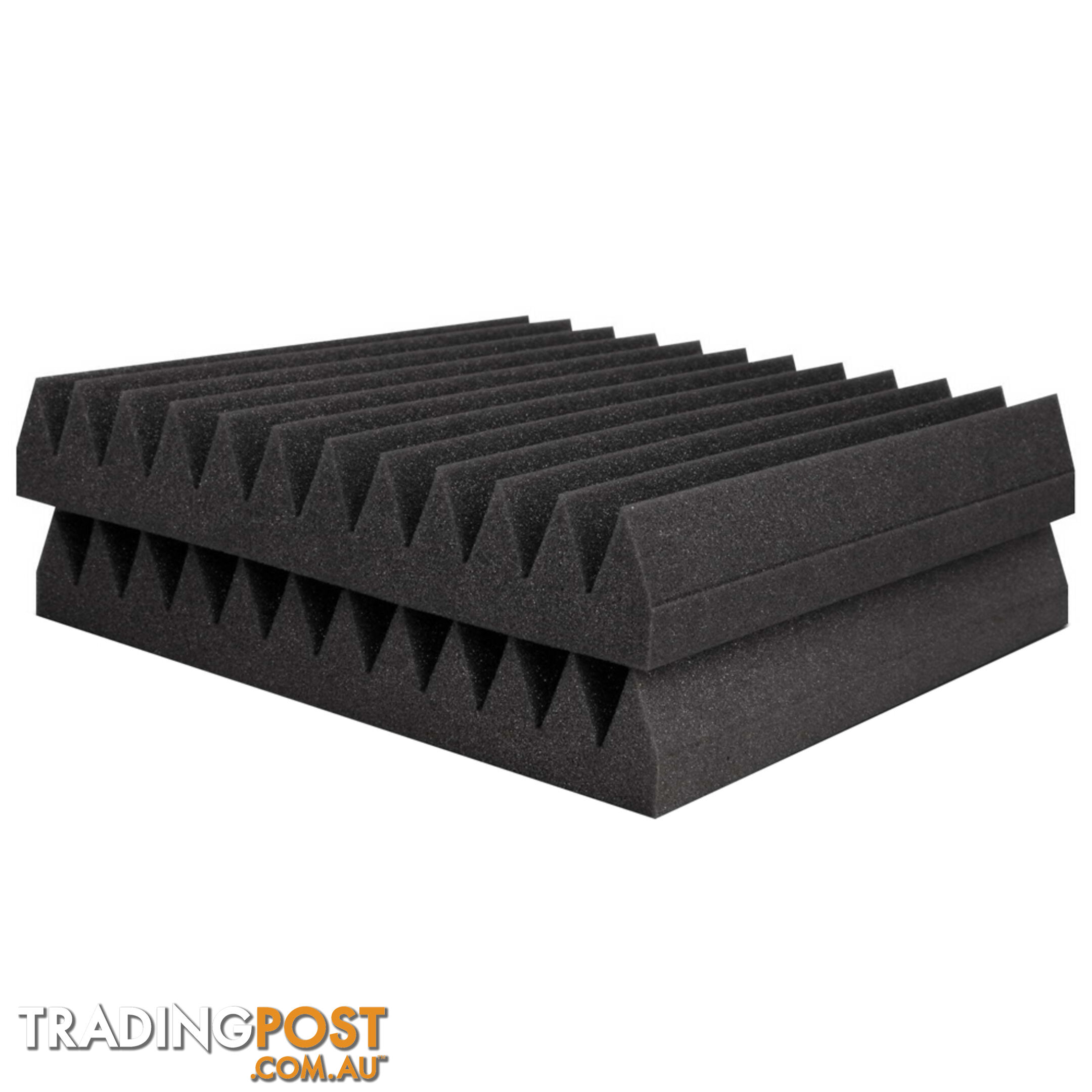 Set of 20 Studio Wedge Acoustic Foam Charcoal 30 x 30cm