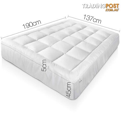 Bamboo Pillowtop Mattress Topper 5cm - Double - photo 2 of 9