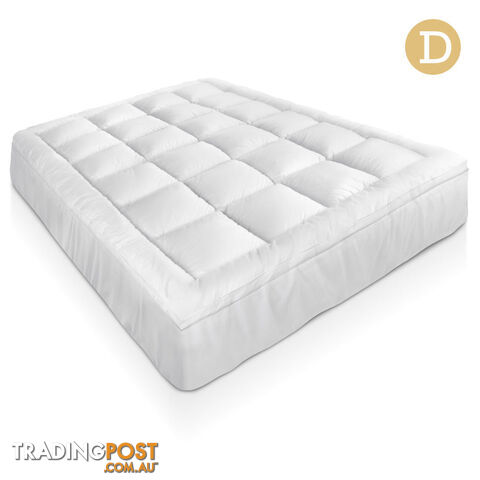 Bamboo Pillowtop Mattress Topper 5cm - Double