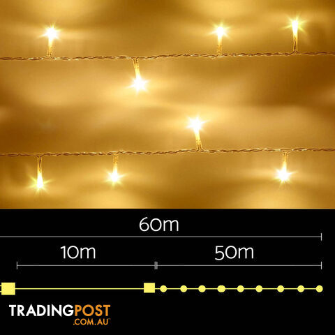 500 LED Christmas String Lights Warm White