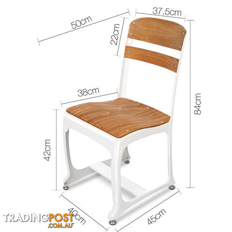 Set of 2 Replica Eton Dining Chairs - White - photo 2 of 8
