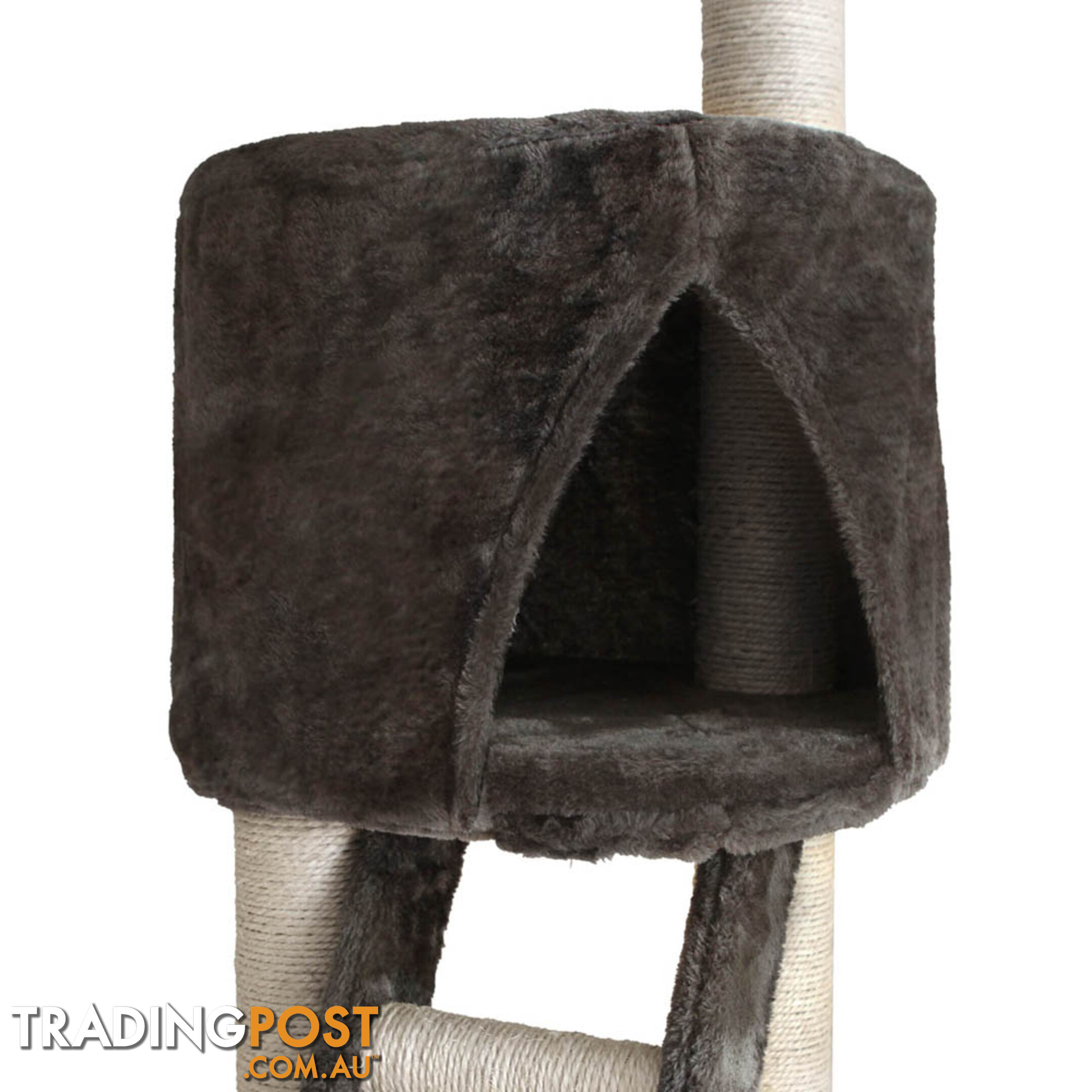 Cat Scratching Poles Post Furniture Tree 244cm Dark Grey