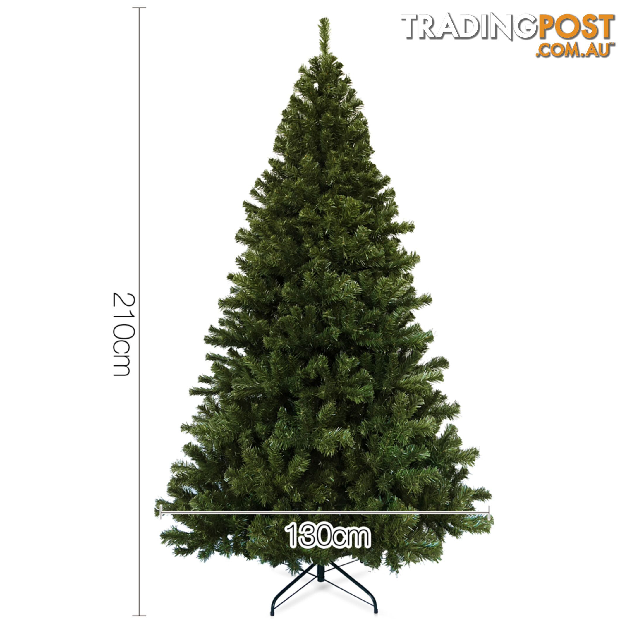 2.1M Christmas Tree 1550 Tips - Green