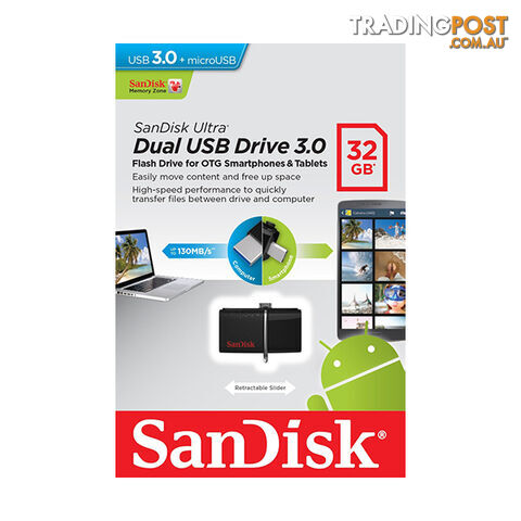 Sandisk SDDD2-032G OTG-32G Ultra Dual USB 3.0 Pen Drive