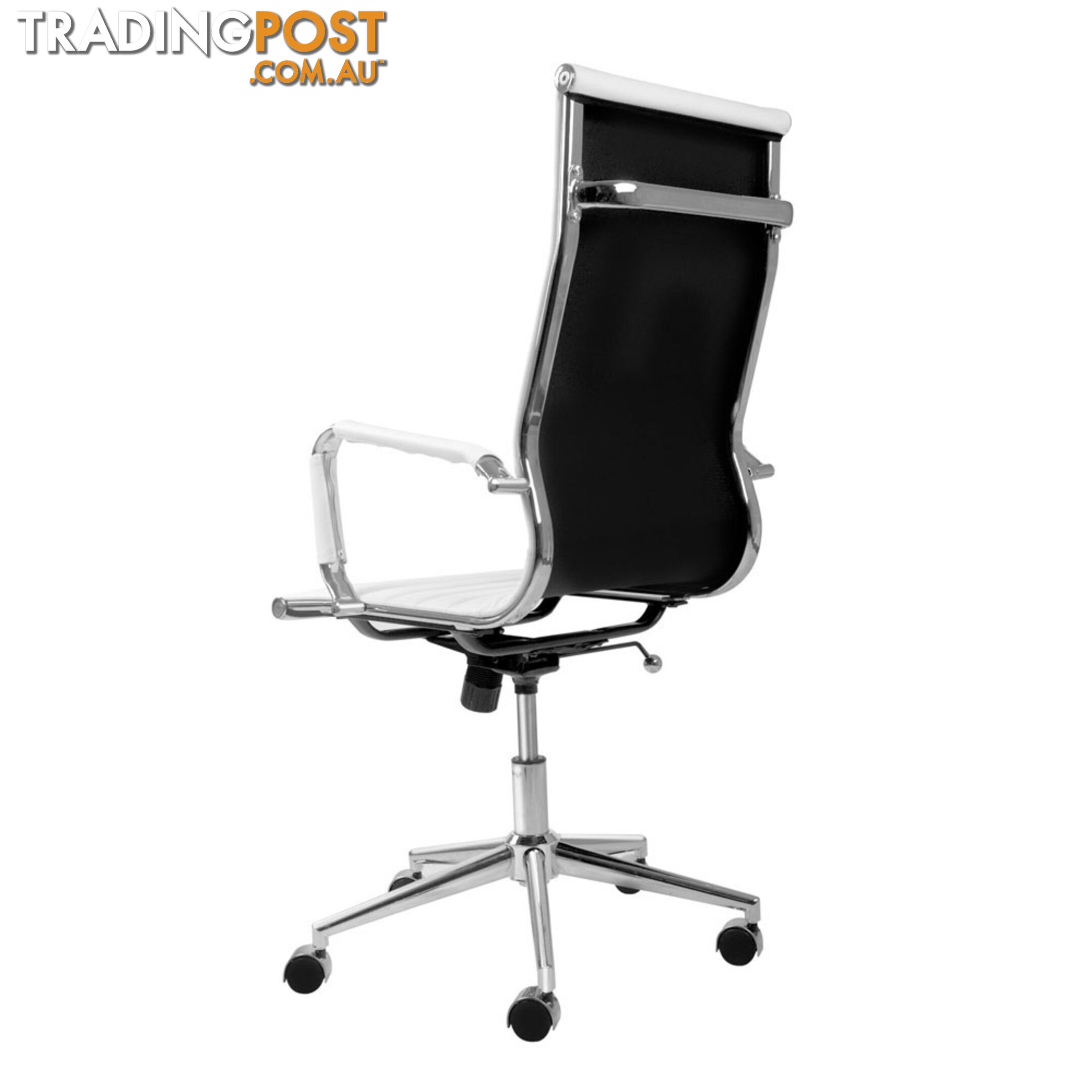 Eames Replica PU Leather High Back Executive Computer Office Chair White