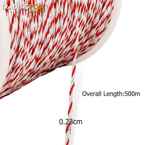 500m Roll Electric Fence Energiser Poly Wire - photo 3 of 4