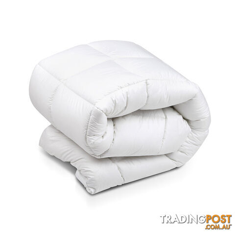 Duck Feather & Down Pillowtop Matress Topper - King