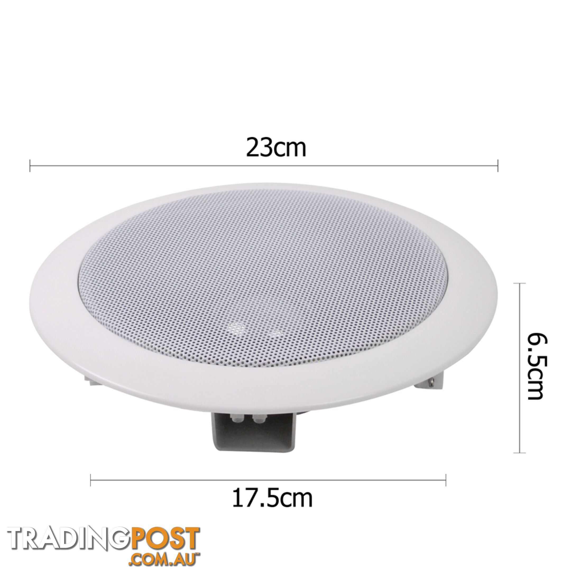 Set of 2 Home Theatre Round Ceiling Speaker 6 inch