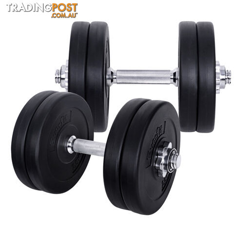 25kg Fitness Gym Exercise Dumbbell Set