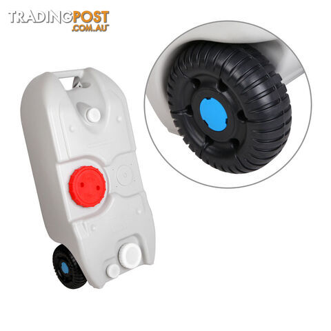 40L Portable Wheel Water Tank Grey - photo 3 of 8