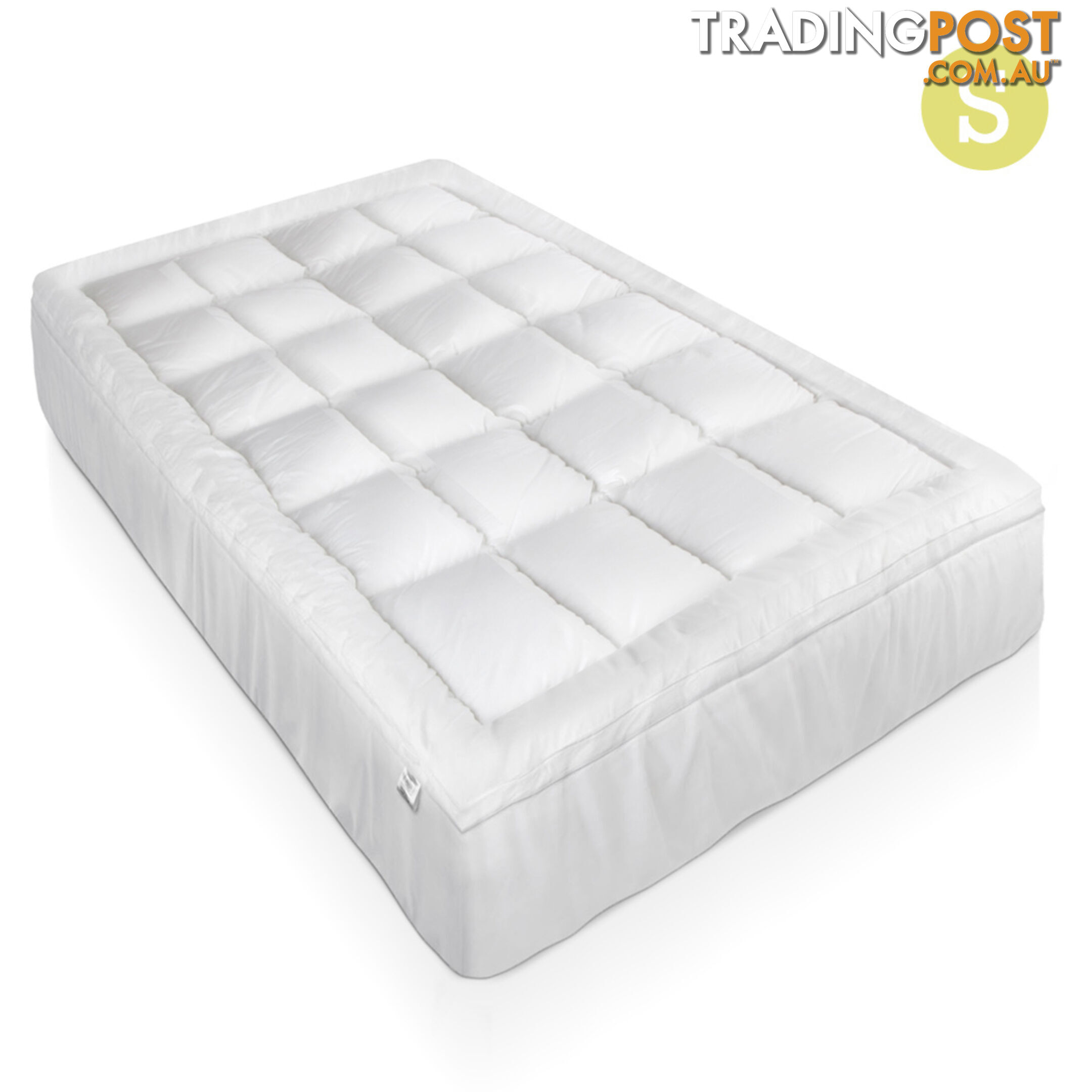 Duck Feather & Down Pillowtop Matress Topper - Single