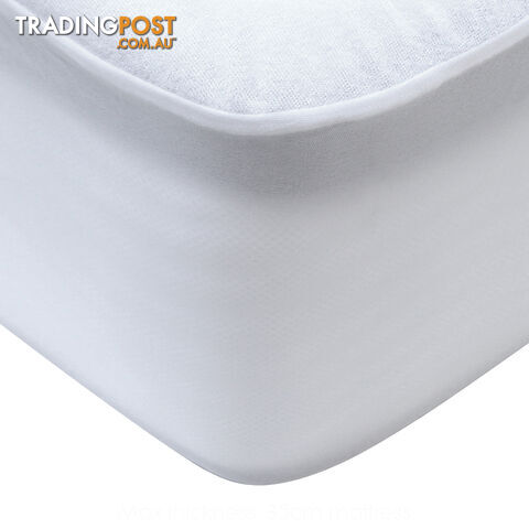 Waterproof Bamboo Mattress Protector - Single