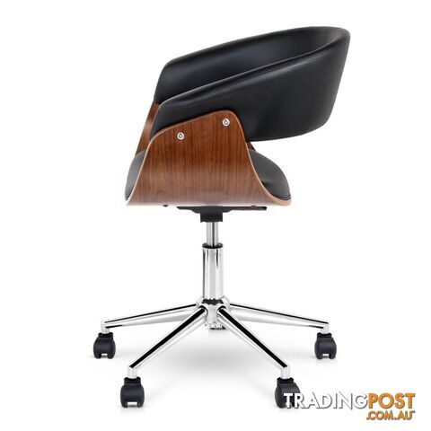 PU Leather Curved Office Chair - photo 5 of 12