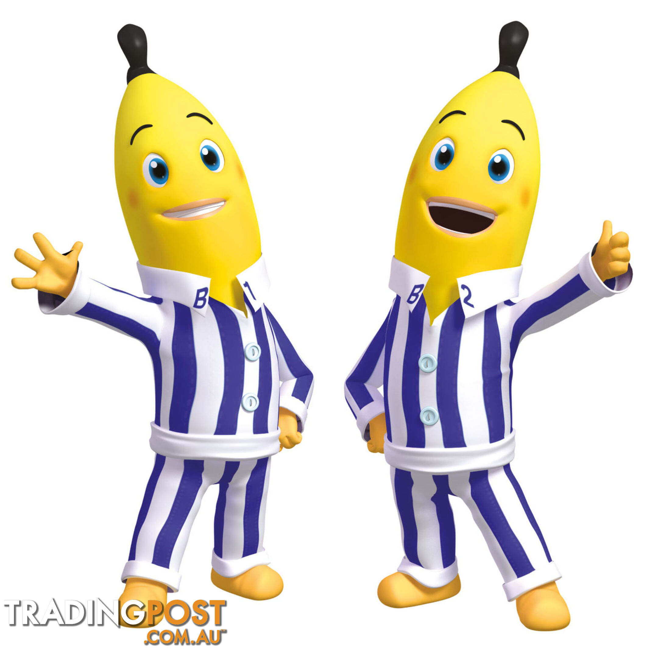 10 X Bananas in Pyjamas Wall Stickers - Totally Movable