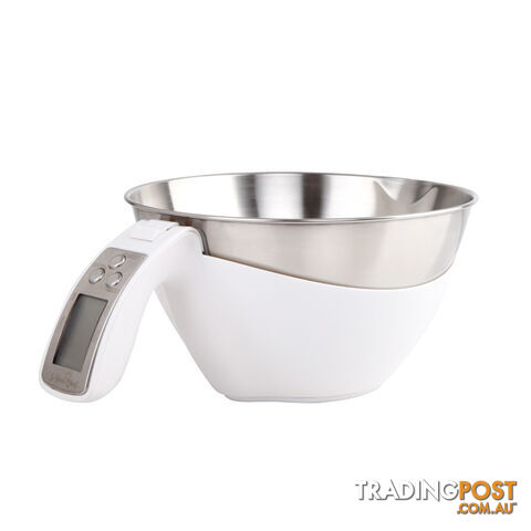 LCD Display Electronic Kitchen Scale Food Measuring Bowl