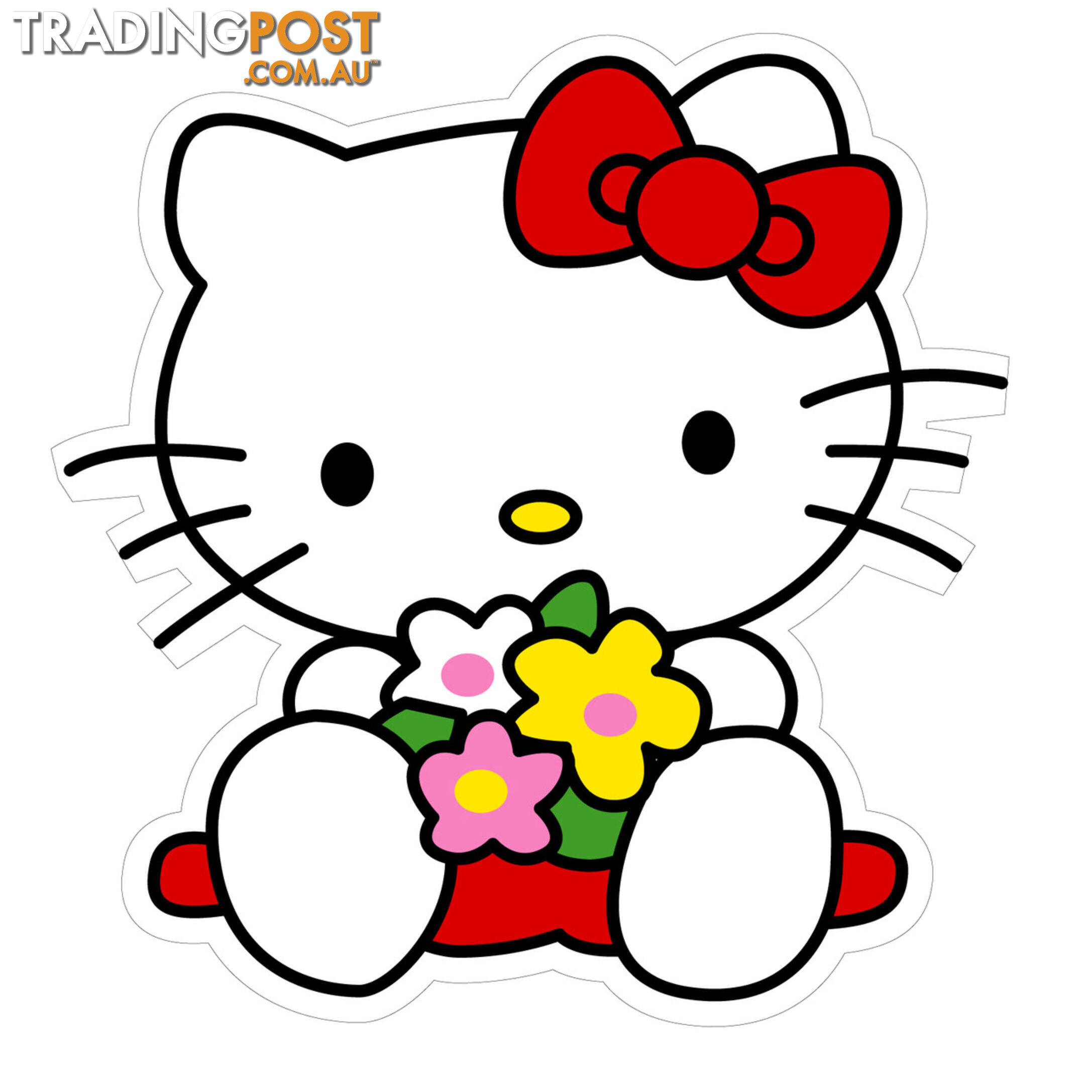 Cute Little Hello Kitty Wall Stickers - Totally Movable