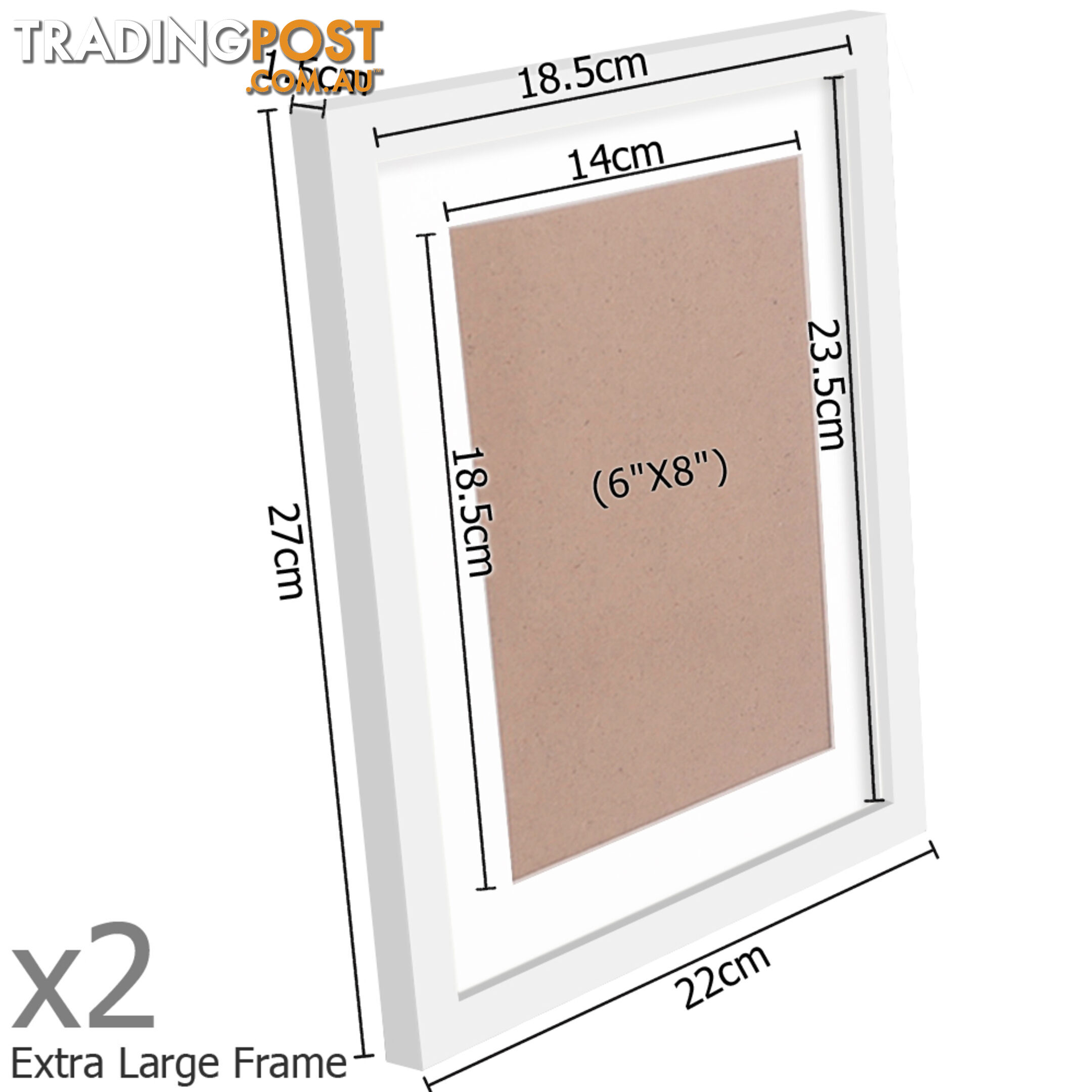 26 pcs Photo Frames Set Wall White