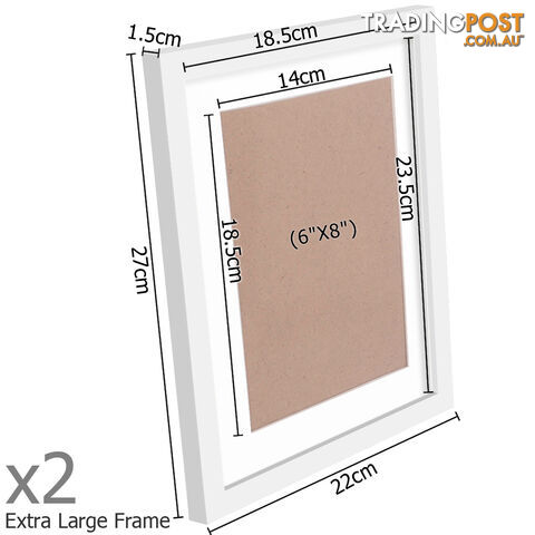 26 pcs Photo Frames Set Wall White