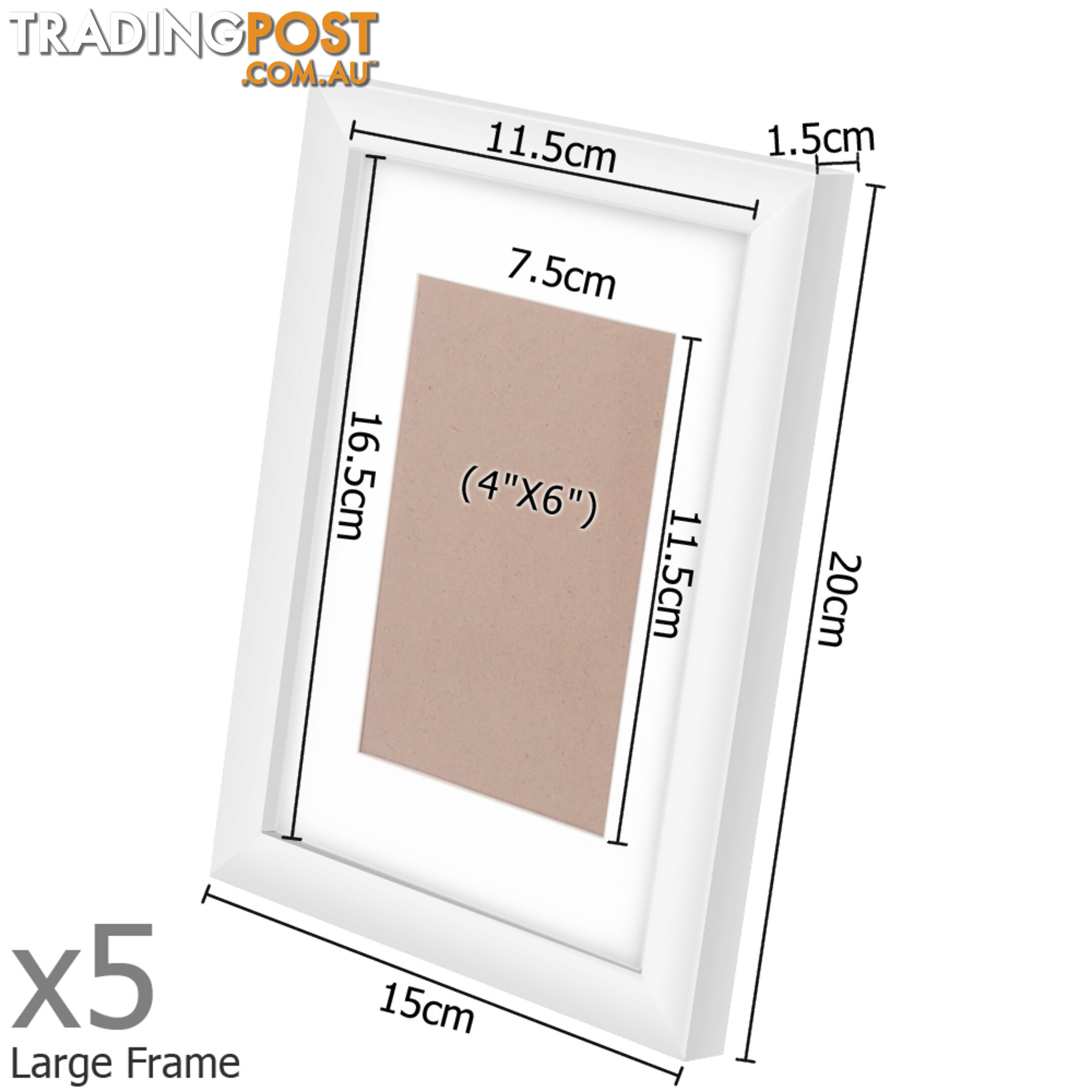 26 pcs Photo Frames Set Wall White