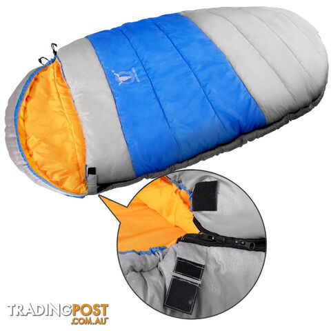 Camping Thermal Sleeping Bag King Blue