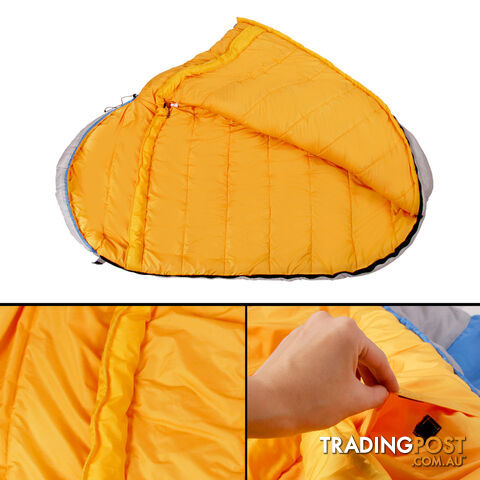 Camping Thermal Sleeping Bag King Blue