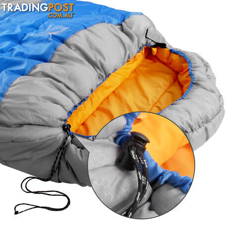 Camping Thermal Sleeping Bag King Blue