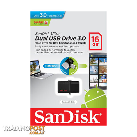 Sandisk SDDD2-016G OTG-16G Ultra Dual USB 3.0 Pen Drive