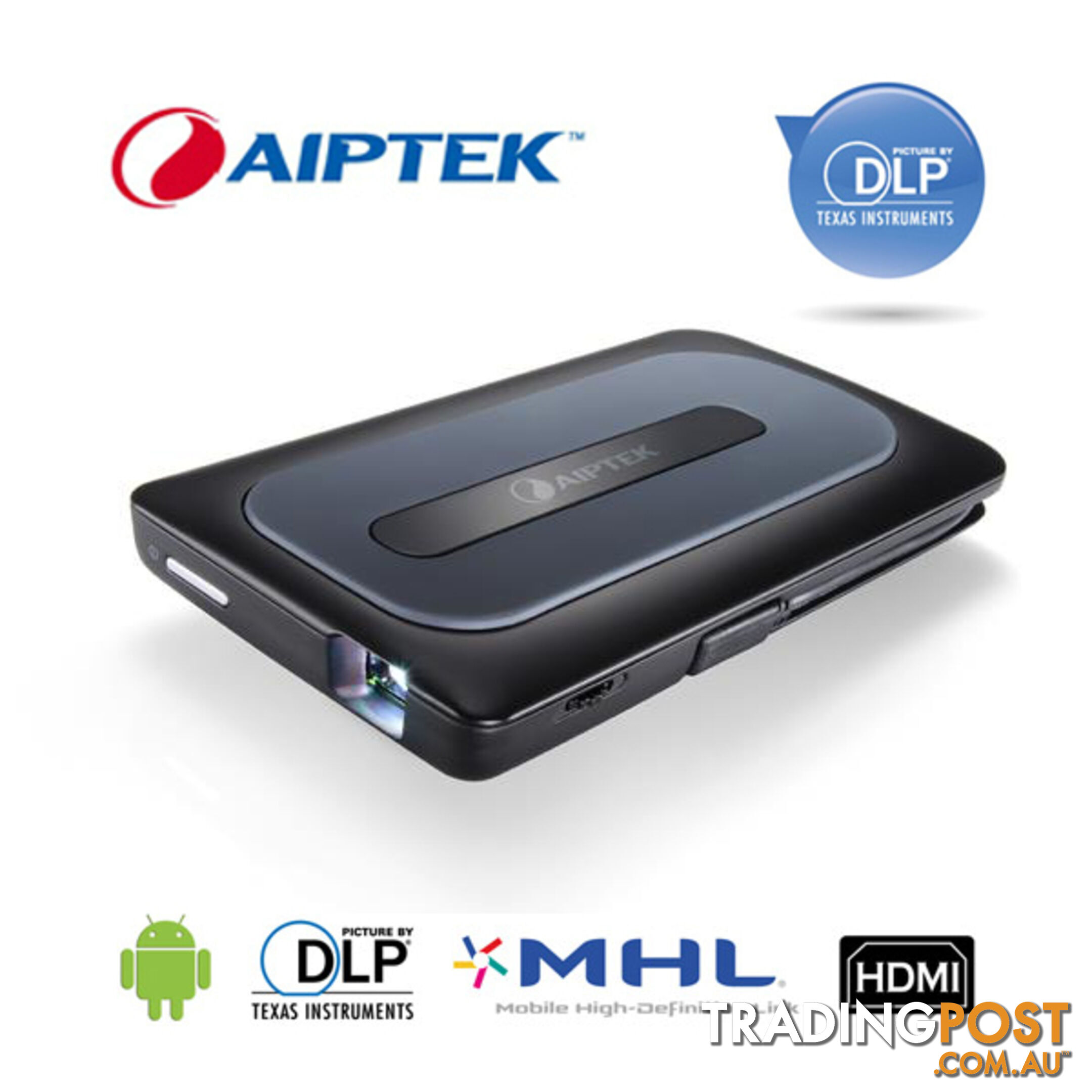 Aiptek A50P Mobile Cinema 60" Extended Android Phone Screen Power Bank