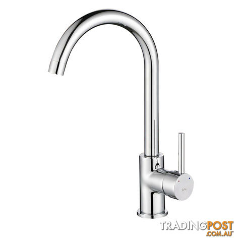 Kitchen Laundry Faucet Basin Sink Mixer Tap Swivel Gooseneck Spout Swivel
