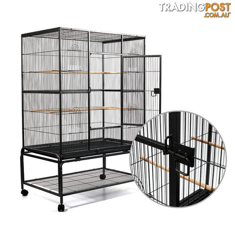 Pet Bird Cage Black Large - 140CM