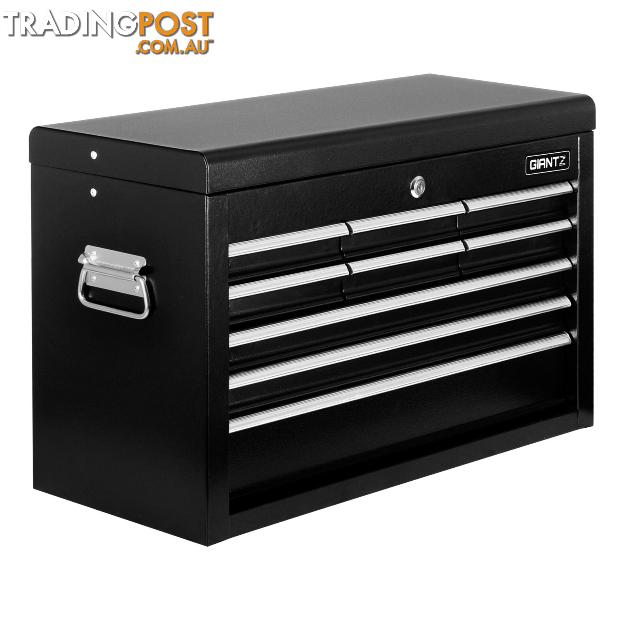 9 Drawers Tool Box Chest Black