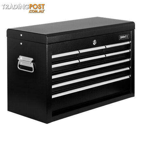 9 Drawers Tool Box Chest Black