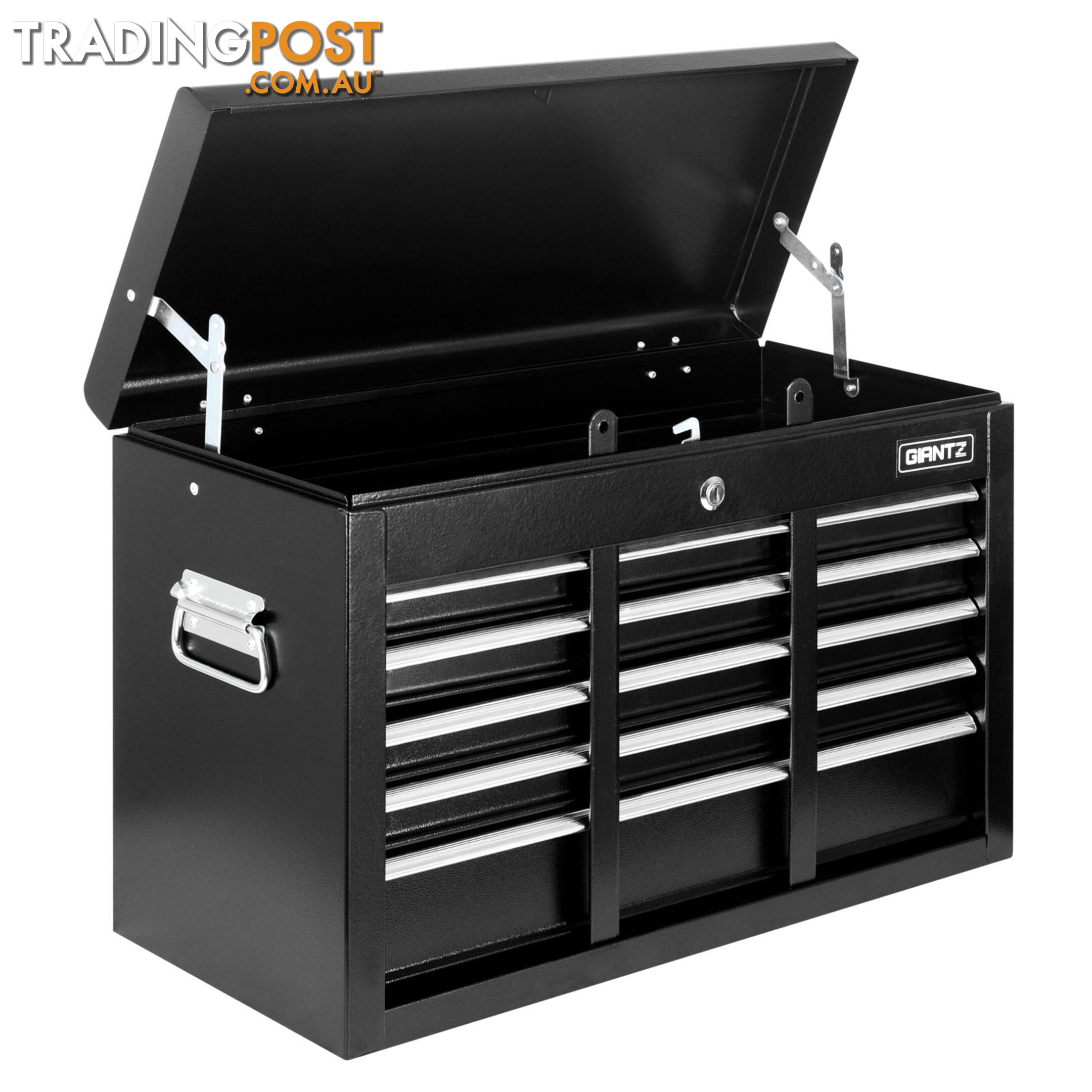 9 Drawers Tool Box Chest Black