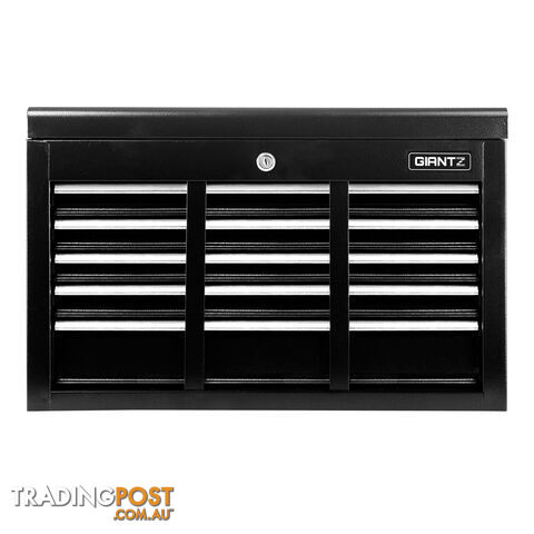 9 Drawers Tool Box Chest Black