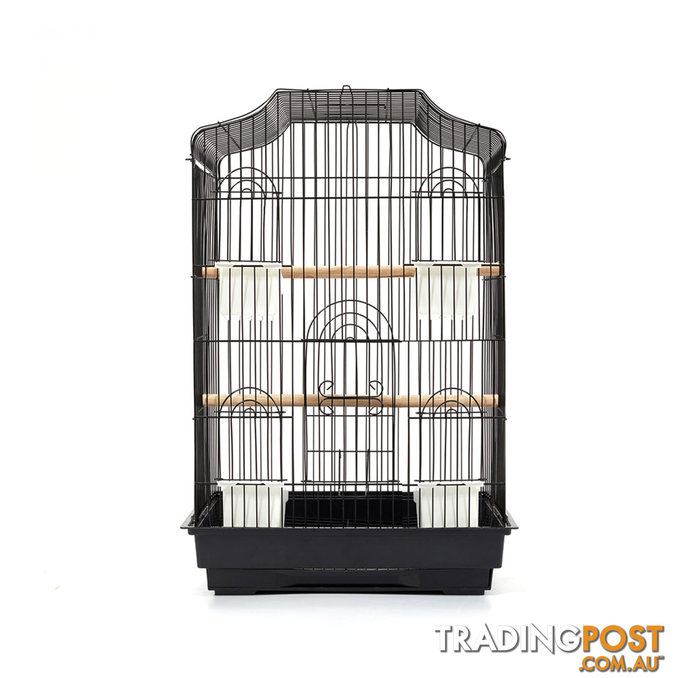 Pet Bird Cage Black Medium - 68CM