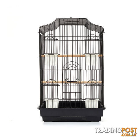 Pet Bird Cage Black Medium - 68CM