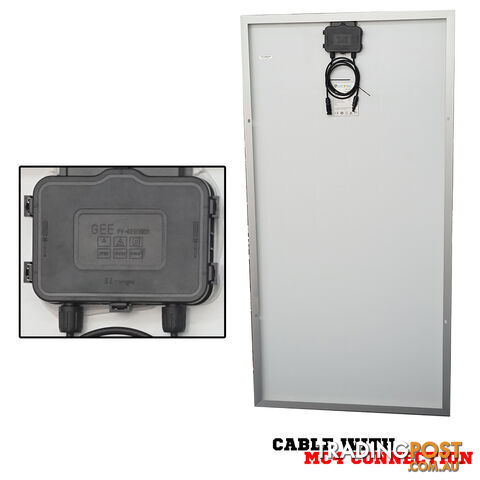 250W 12V Solar Panel kit Generator Power Mono Caravan Camping Battery Charging - photo 3 of 5