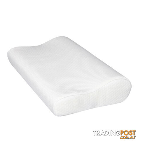Set of 2 Visco Elastic Memory Foam Contour Pillows