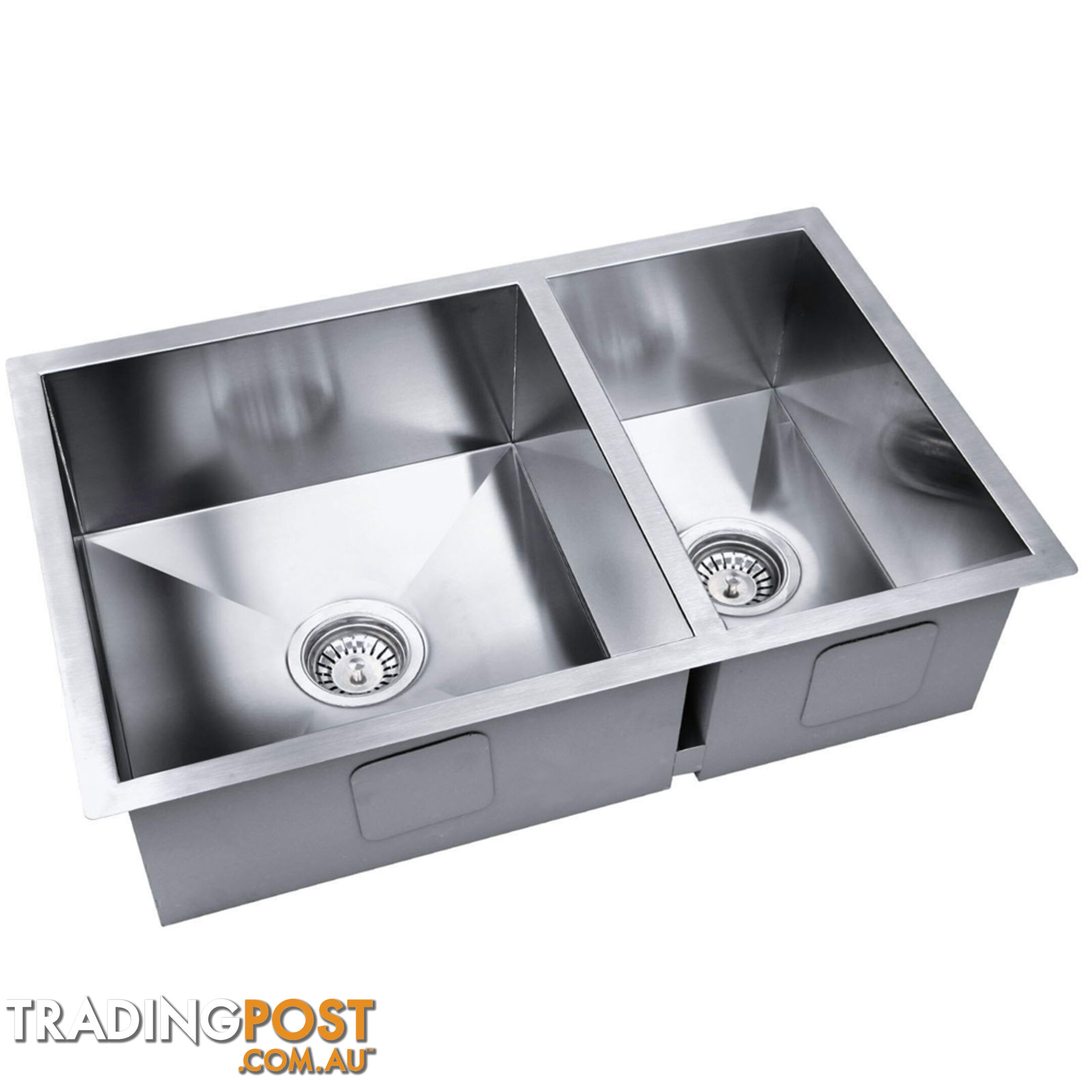 Stainless Steel Kitchen/Laundry Sink w/ Strainer Waste 715x450mm